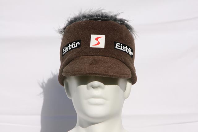 Hair - cool new hat, visor cap in fleece.....will keep your lid warm! - Camo