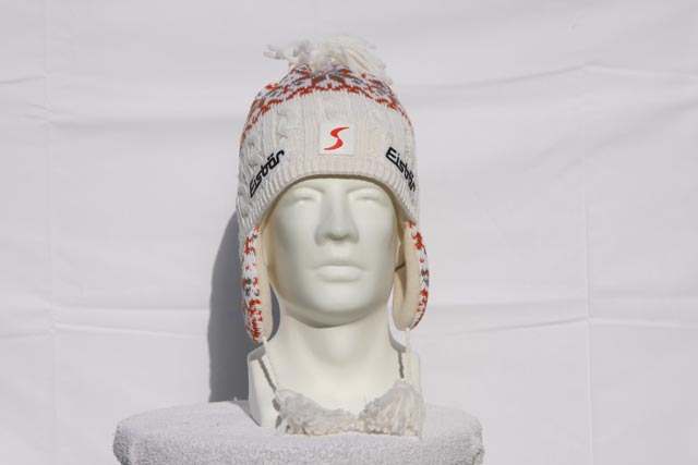Jenny - with ear flaps, tassels, and pom pom, this hat will keep you stylin' and warm even on the coldest days. - White/Yellow
