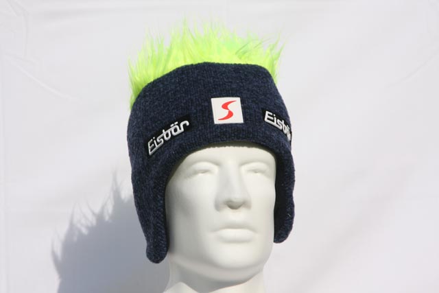 Neon Cocker - loud & coolest hat of all - Blue/Neon Yellow