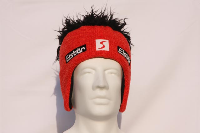 Tweed Cocker - way cool looking hat - red/Black