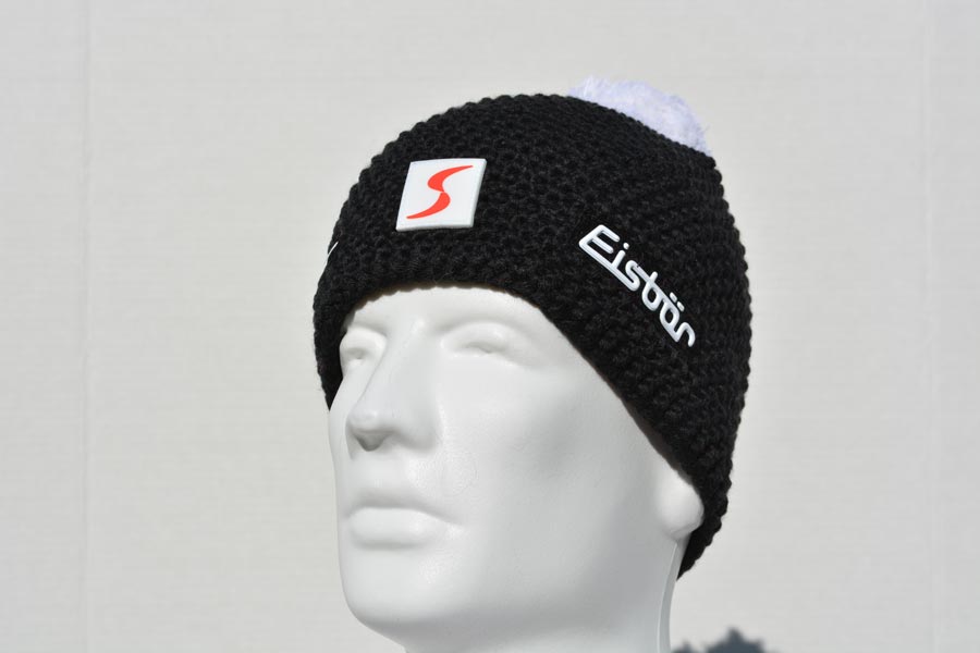 Jamie Black with White Pompon Hat SP 8120-109