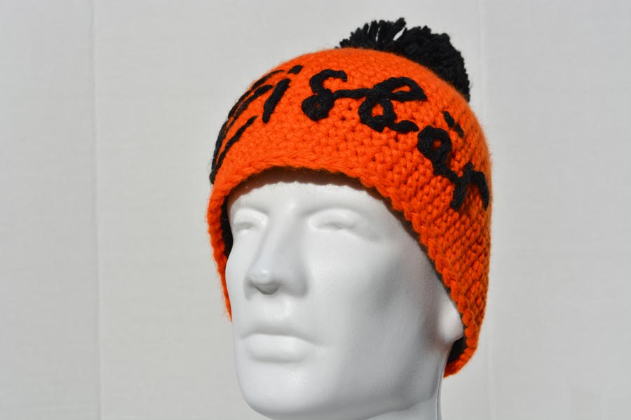 Til Orange Pompon Hat 7715-553